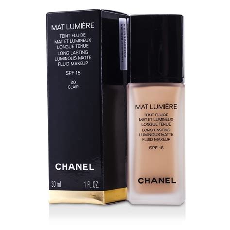 chanel matte lumiere foundation|chanel liquid foundation price.